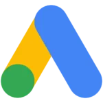 Google Ad Logo with a transparent background