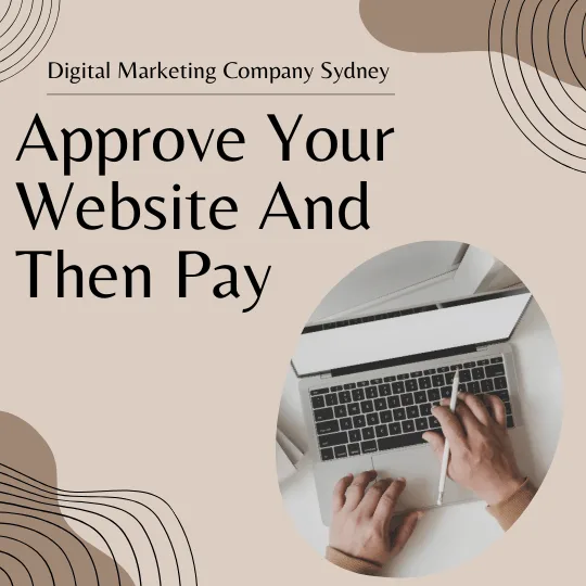 Approve your website and then pay