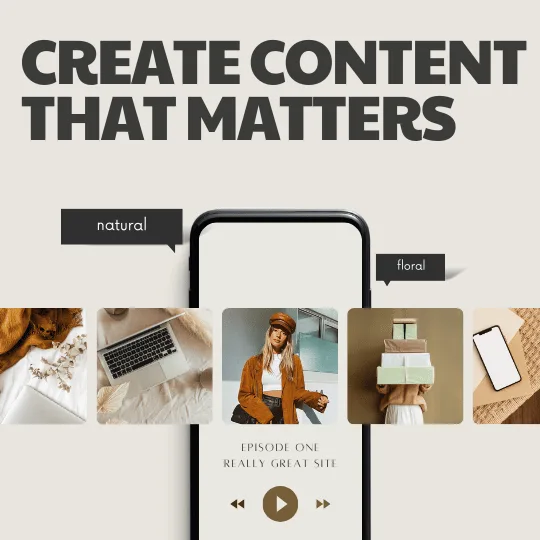 Create Content that matters through Social Media